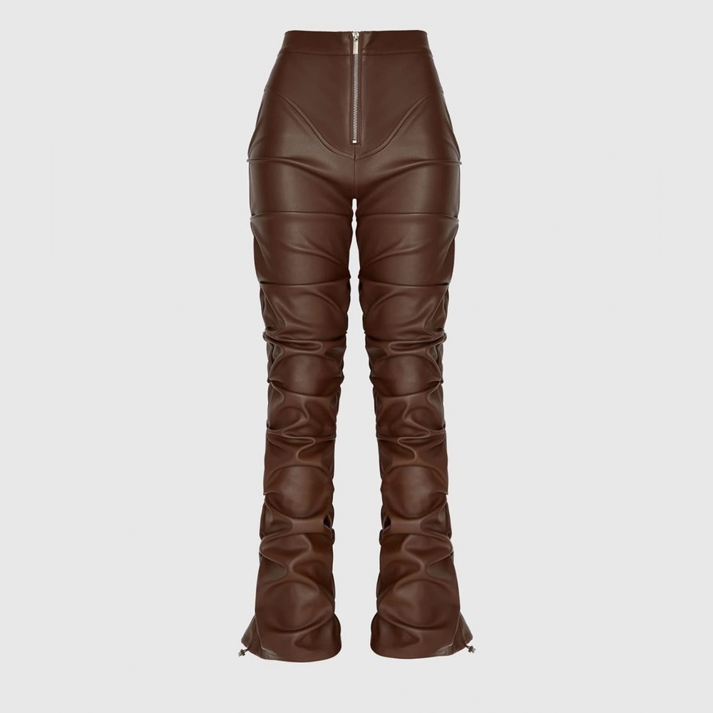 MANIÈRE DE VOIR leather pants,Brand new , US size 2